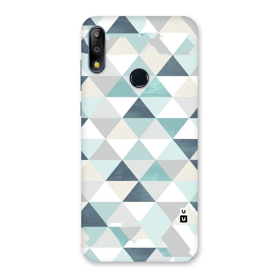 Green And Grey Pattern Back Case for Zenfone Max Pro M2