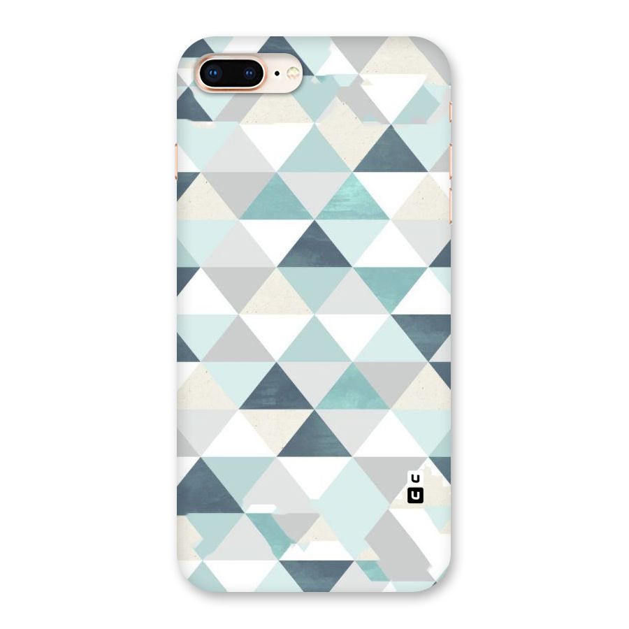 Green And Grey Pattern Back Case for iPhone 8 Plus