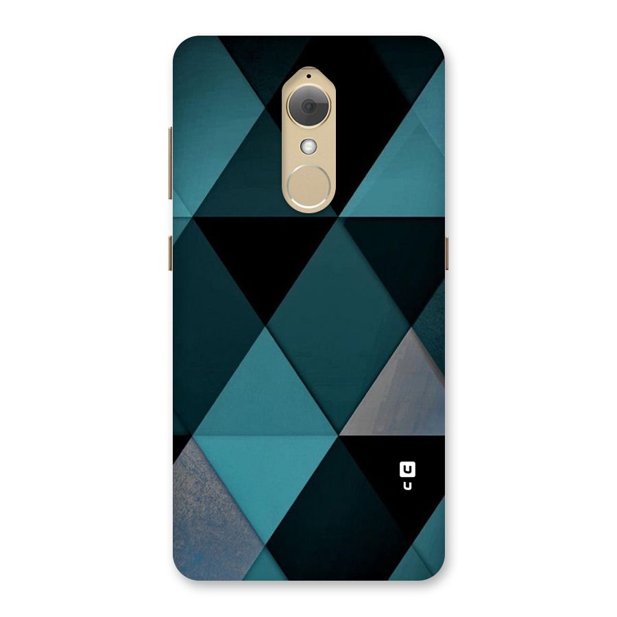 Green Black Shapes Back Case for Lenovo K8