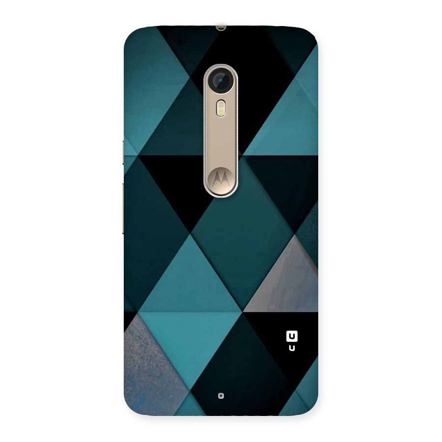 Green Black Shapes Back Case for Motorola Moto X Style