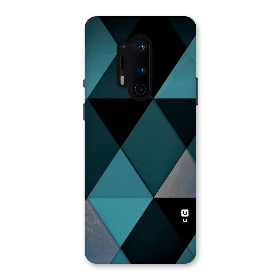 Green Black Shapes Back Case for OnePlus 8 Pro