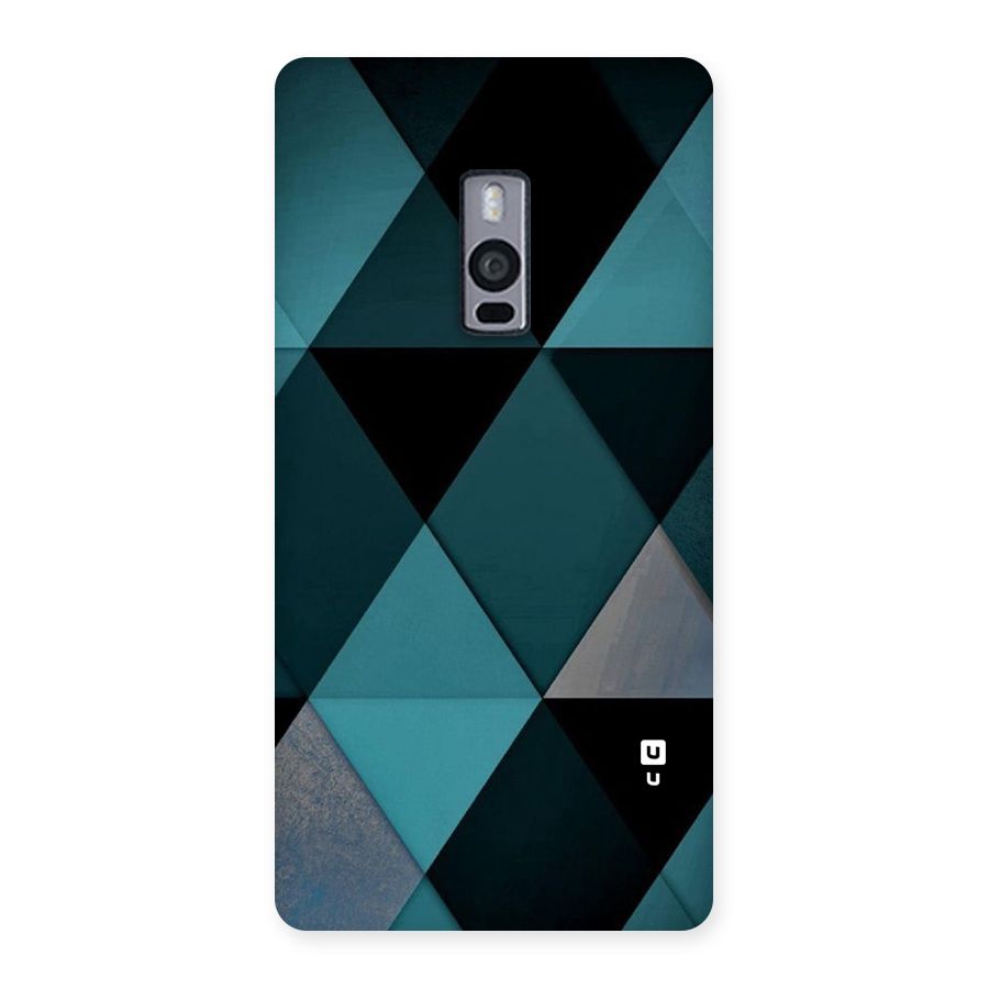 Green Black Shapes Back Case for OnePlus Two