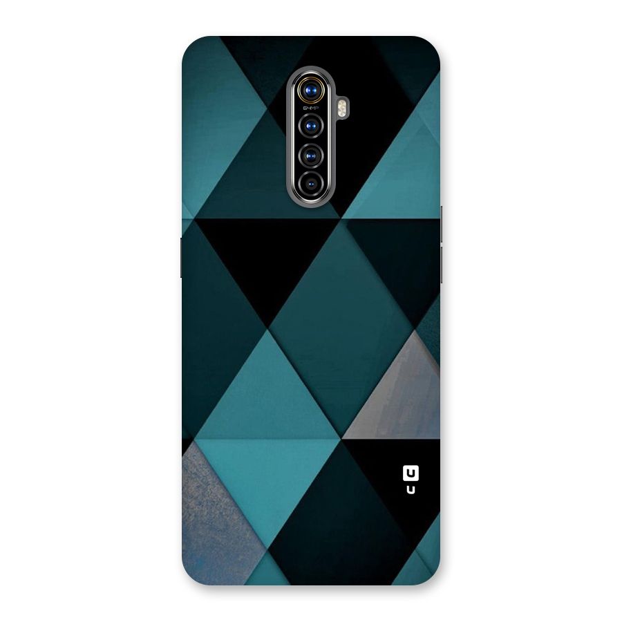 Green Black Shapes Back Case for Realme X2 Pro