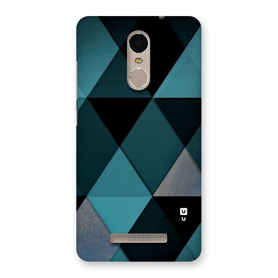 Green Black Shapes Back Case for Xiaomi Redmi Note 3