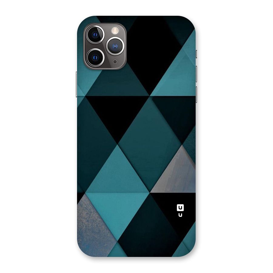 Green Black Shapes Back Case for iPhone 11 Pro Max