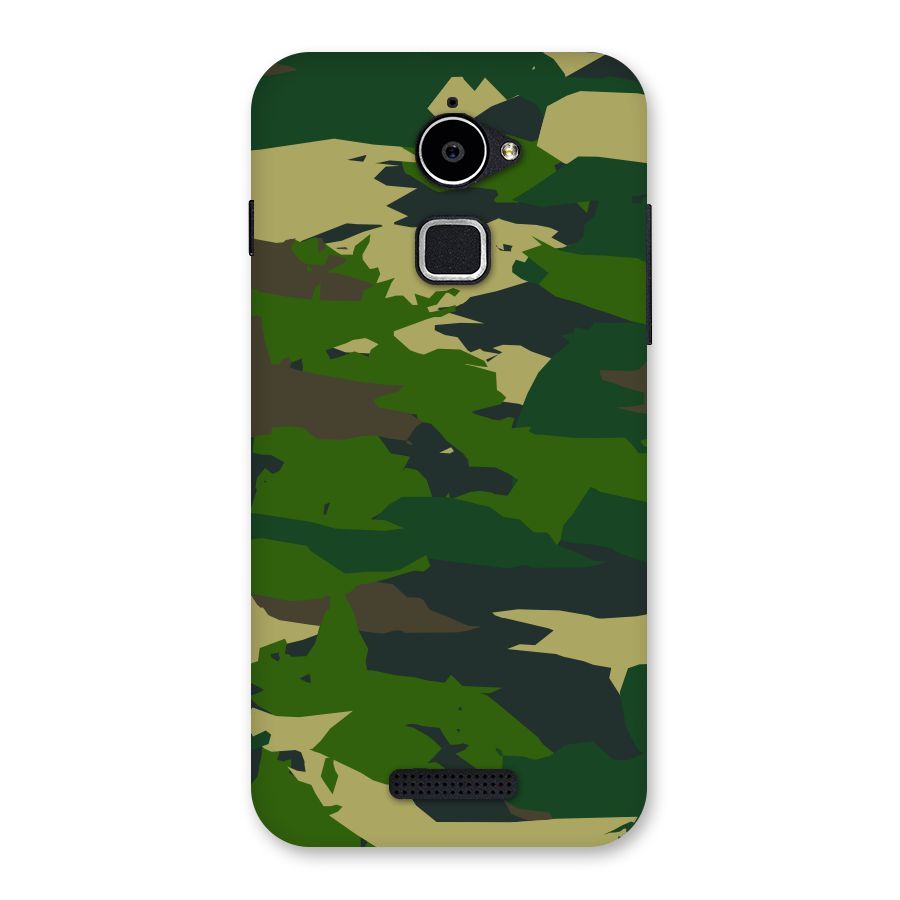 Green Camouflage Army Back Case for Coolpad Note 3 Lite