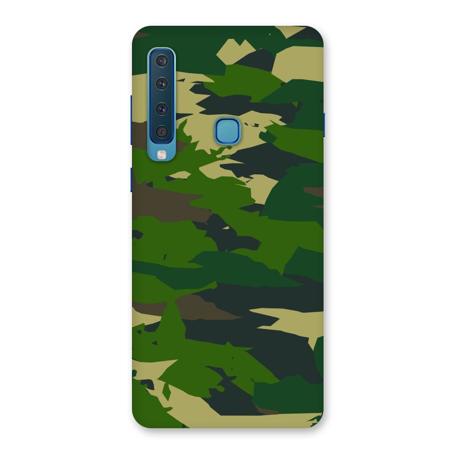 Green Camouflage Army Back Case for Galaxy A9 (2018)