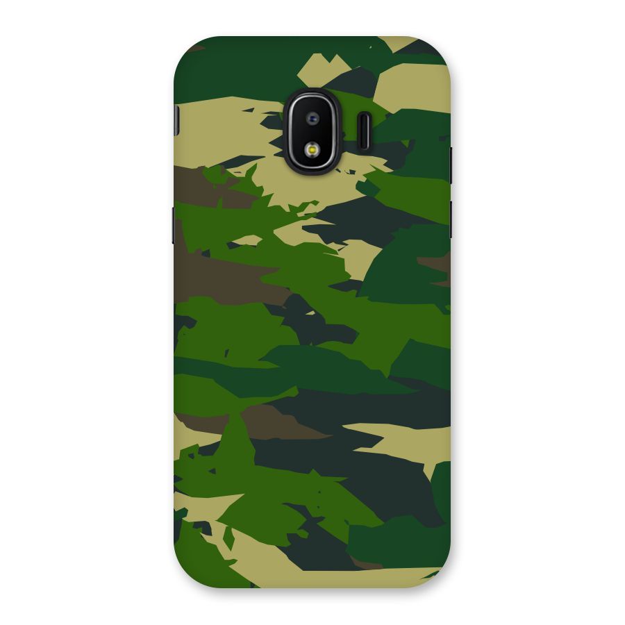 Green Camouflage Army Back Case for Galaxy J2 Pro 2018