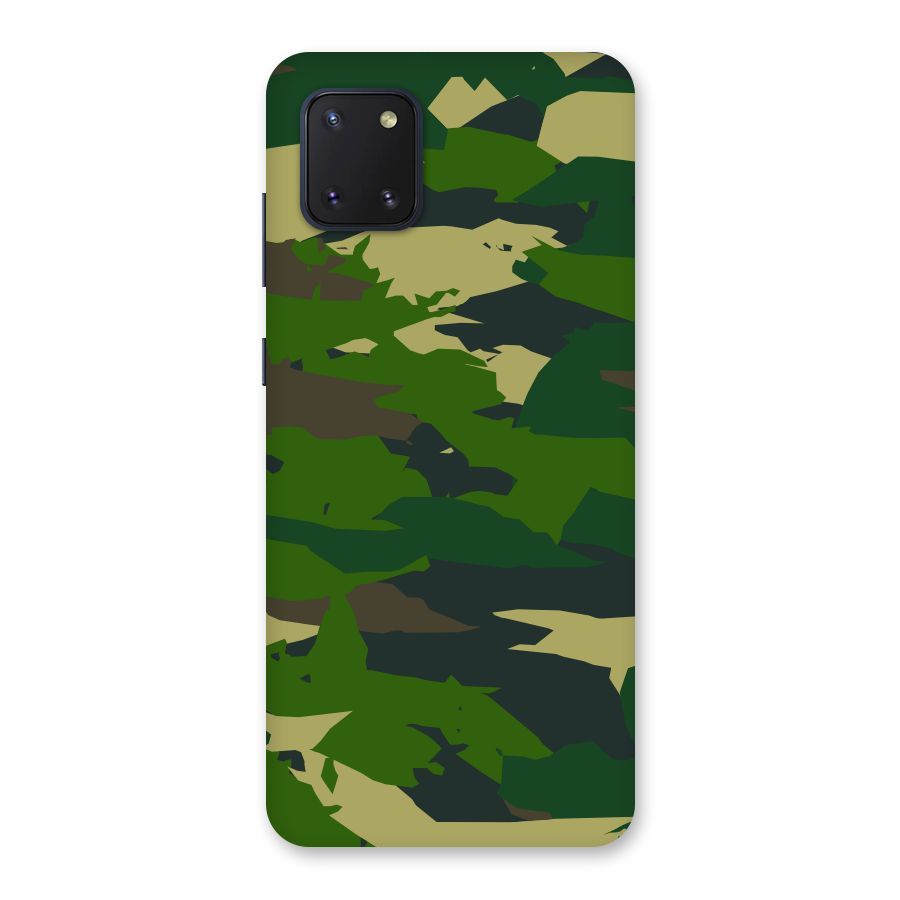 Green Camouflage Army Back Case for Galaxy Note 10 Lite