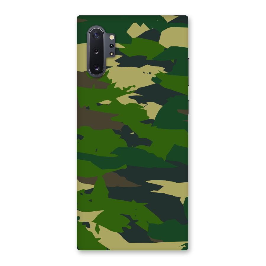 Green Camouflage Army Back Case for Galaxy Note 10 Plus