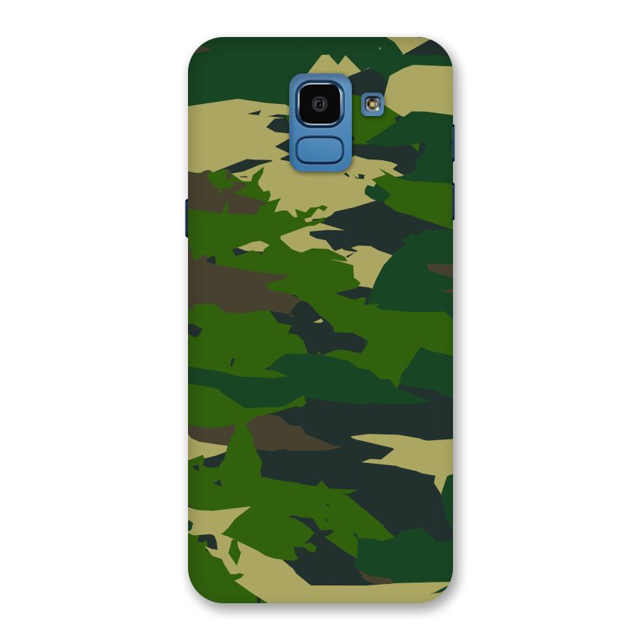 Green Camouflage Army Back Case for Galaxy On6