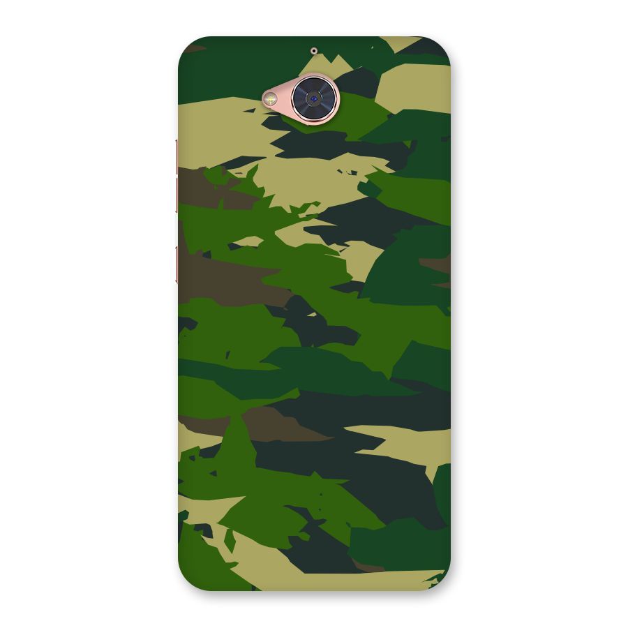 Green Camouflage Army Back Case for Gionee S6 Pro