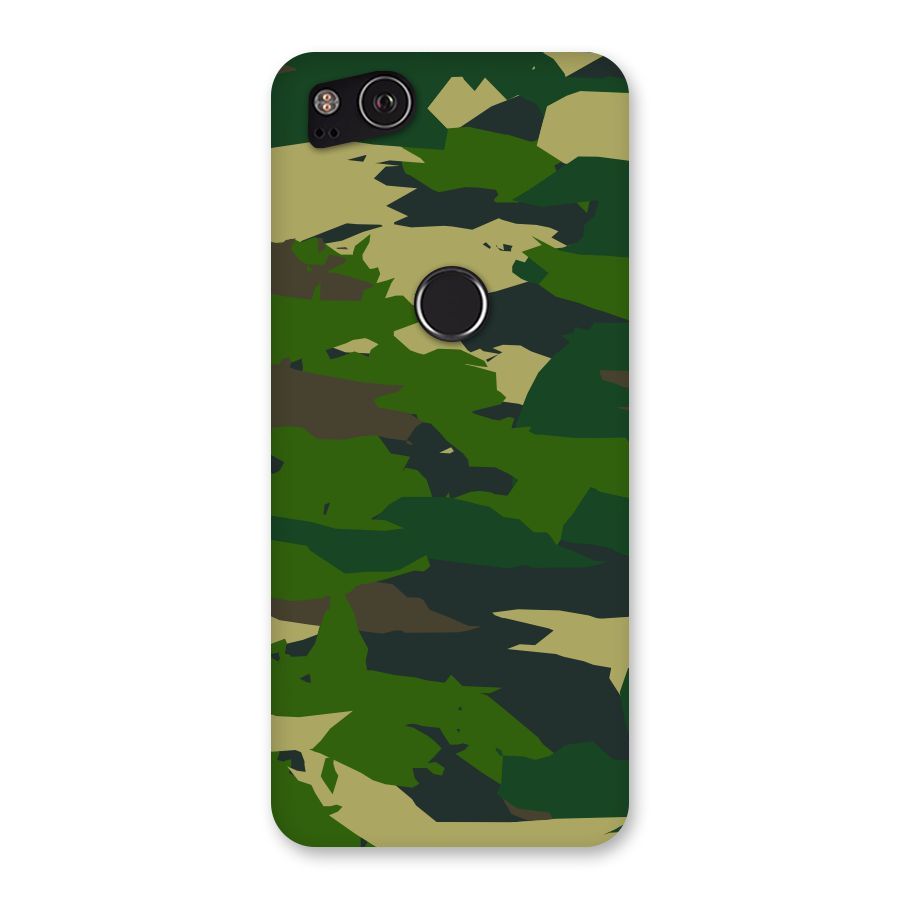 Green Camouflage Army Back Case for Google Pixel 2