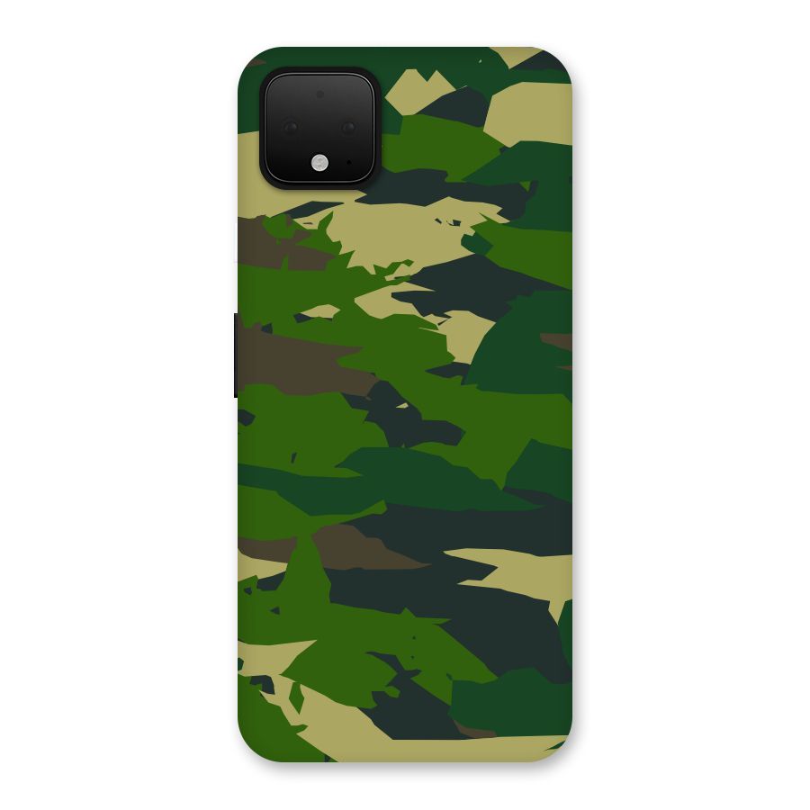Green Camouflage Army Back Case for Google Pixel 4 XL