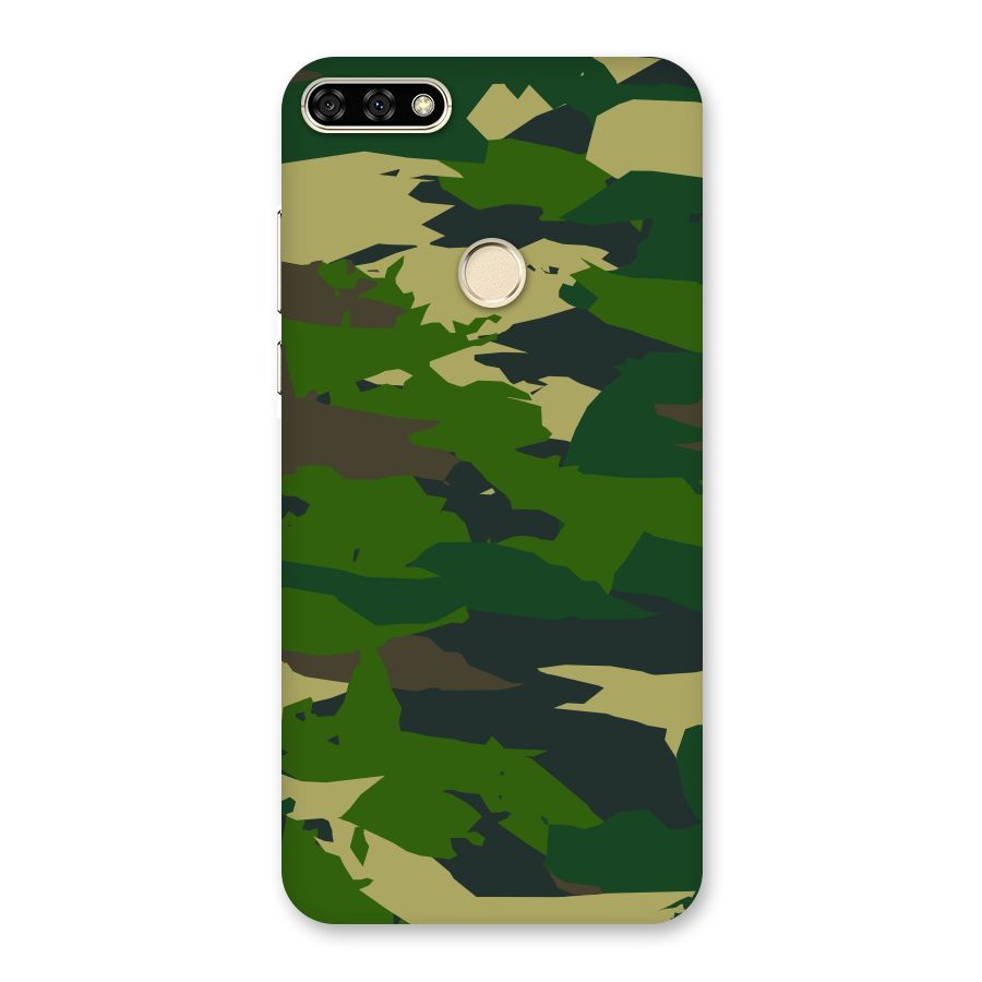Green Camouflage Army Back Case for Honor 7A