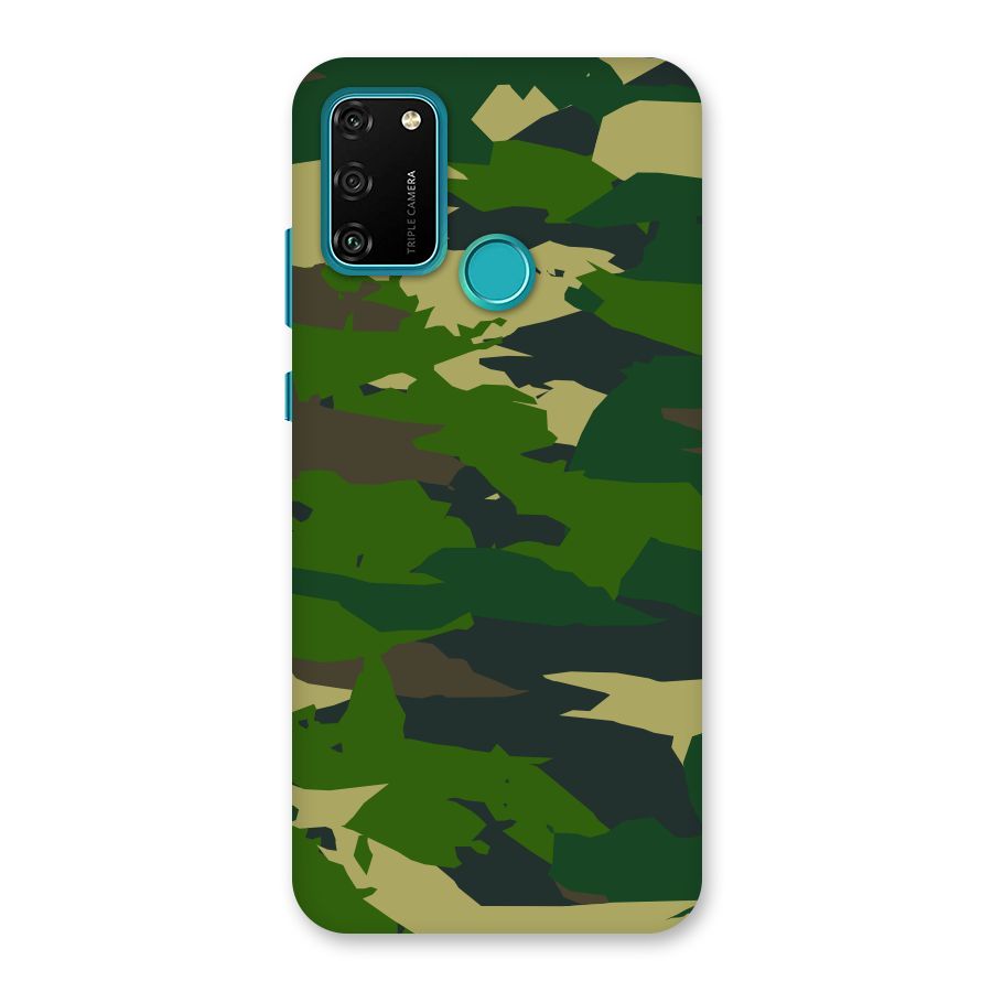 Green Camouflage Army Back Case for Honor 9A