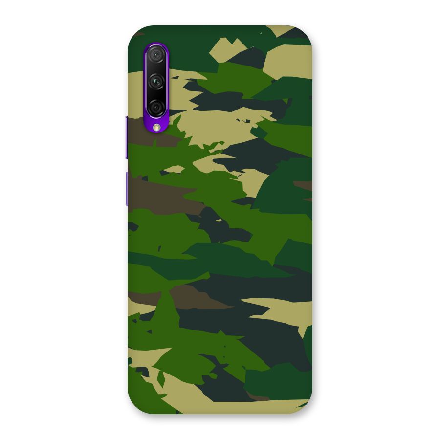 Green Camouflage Army Back Case for Honor 9X Pro