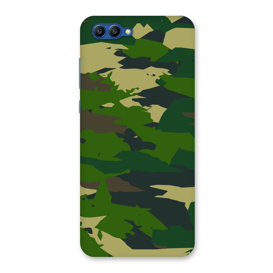 Green Camouflage Army Back Case for Honor View 10