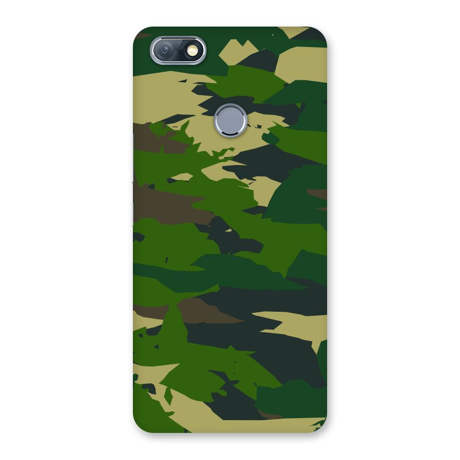 Green Camouflage Army Back Case for Infinix Note 5