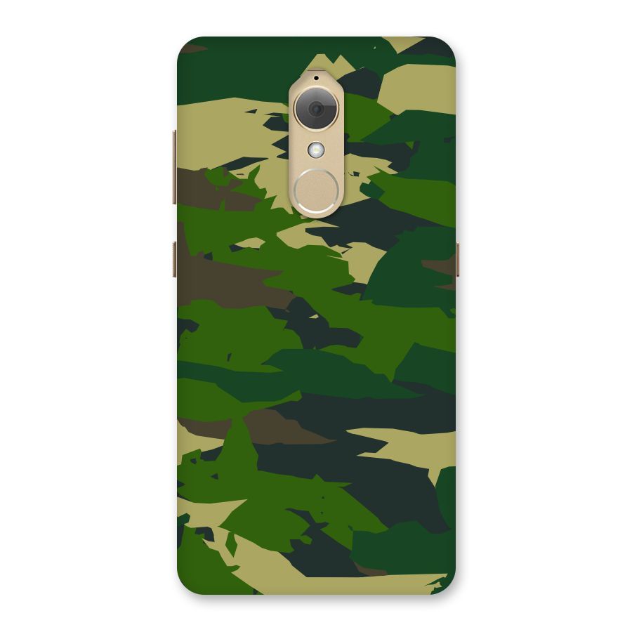 Green Camouflage Army Back Case for Lenovo K8