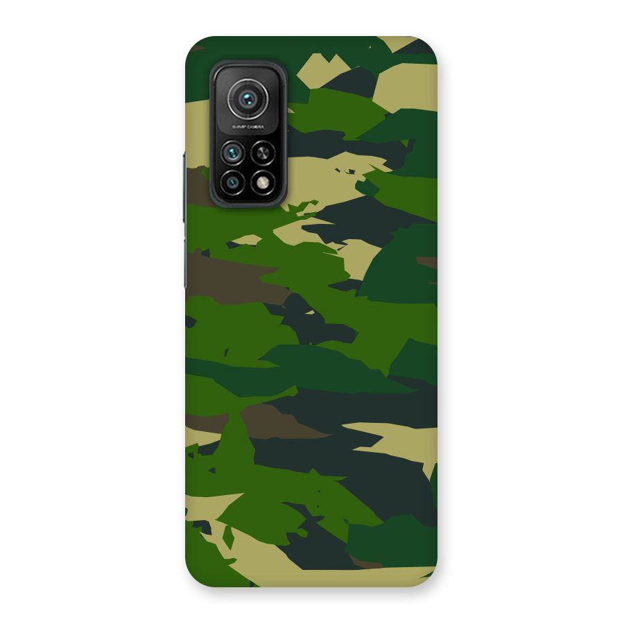 Green Camouflage Army Back Case for Mi 10T Pro 5G