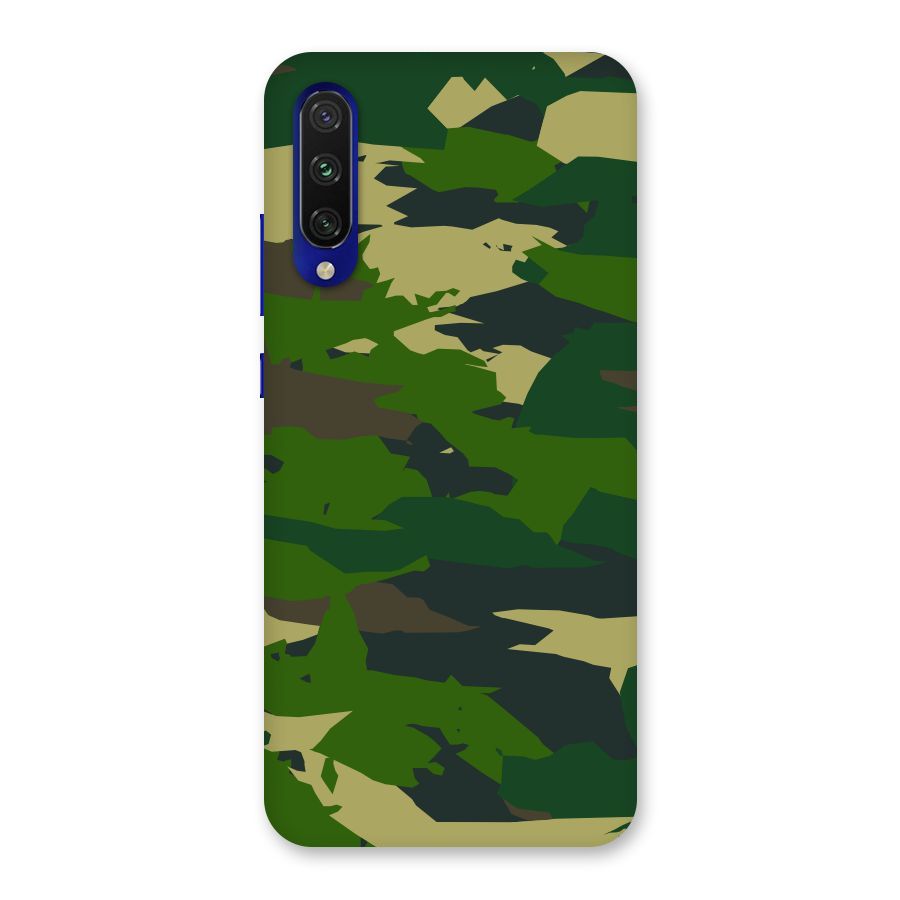 Green Camouflage Army Back Case for Mi A3