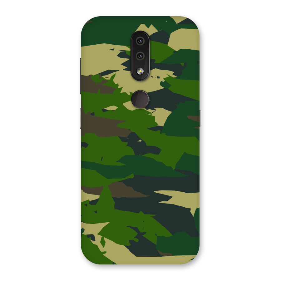 Green Camouflage Army Back Case for Nokia 4.2