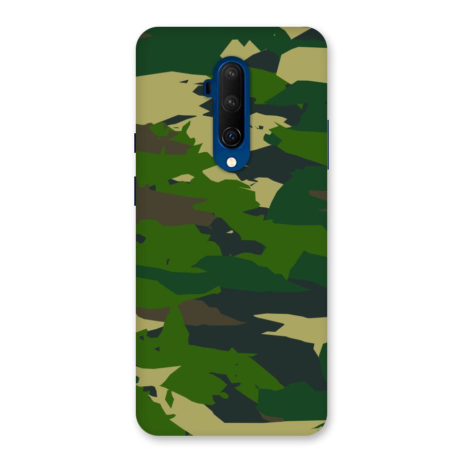 Green Camouflage Army Back Case for OnePlus 7T Pro