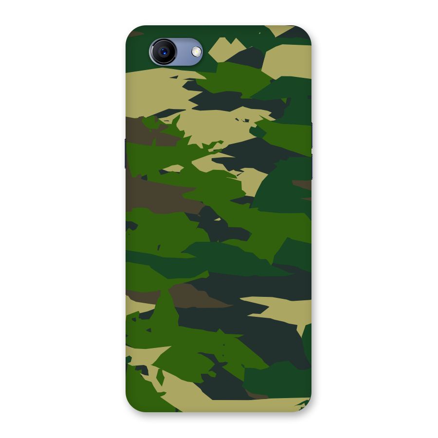 Green Camouflage Army Back Case for Oppo Realme 1