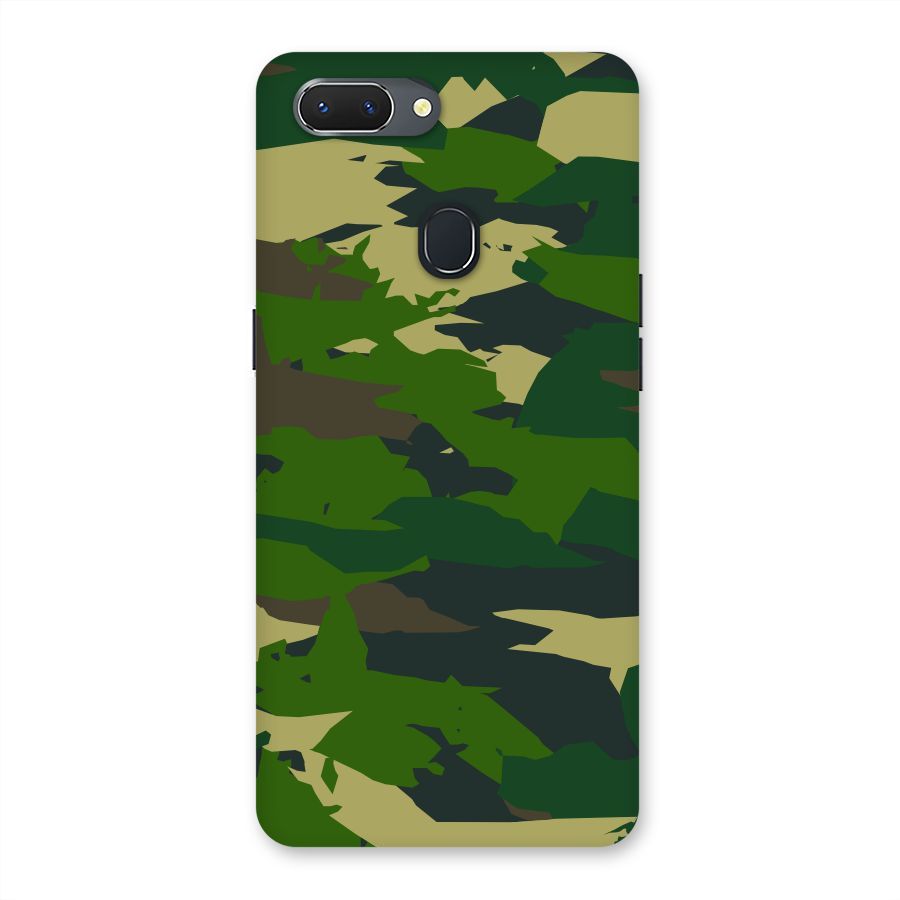 Green Camouflage Army Back Case for Oppo Realme 2