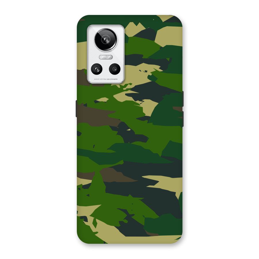 Green Camouflage Army Back Case for Realme GT Neo 3