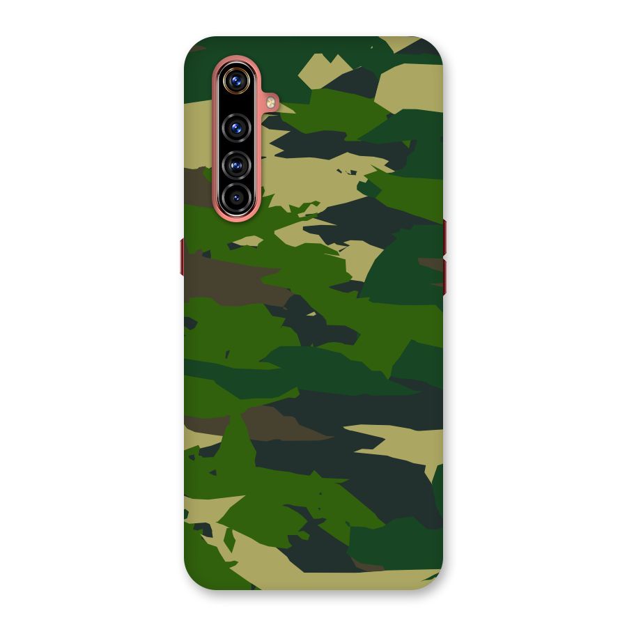Green Camouflage Army Back Case for Realme X50 Pro