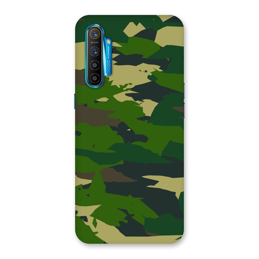 Green Camouflage Army Back Case for Realme XT