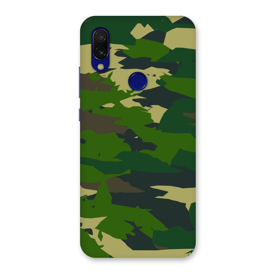 Green Camouflage Army Back Case for Redmi 7