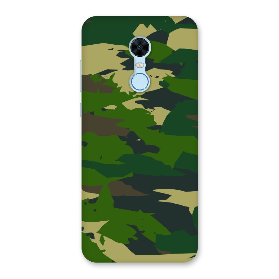 Green Camouflage Army Back Case for Redmi Note 5