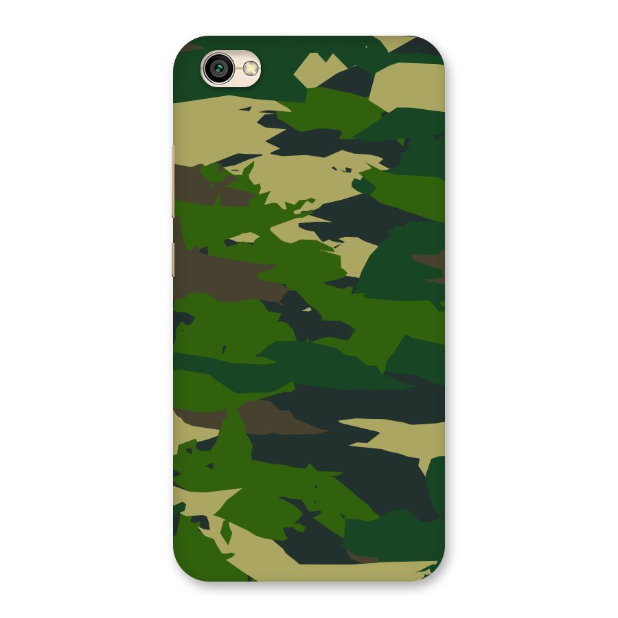 Green Camouflage Army Back Case for Redmi Y1 Lite