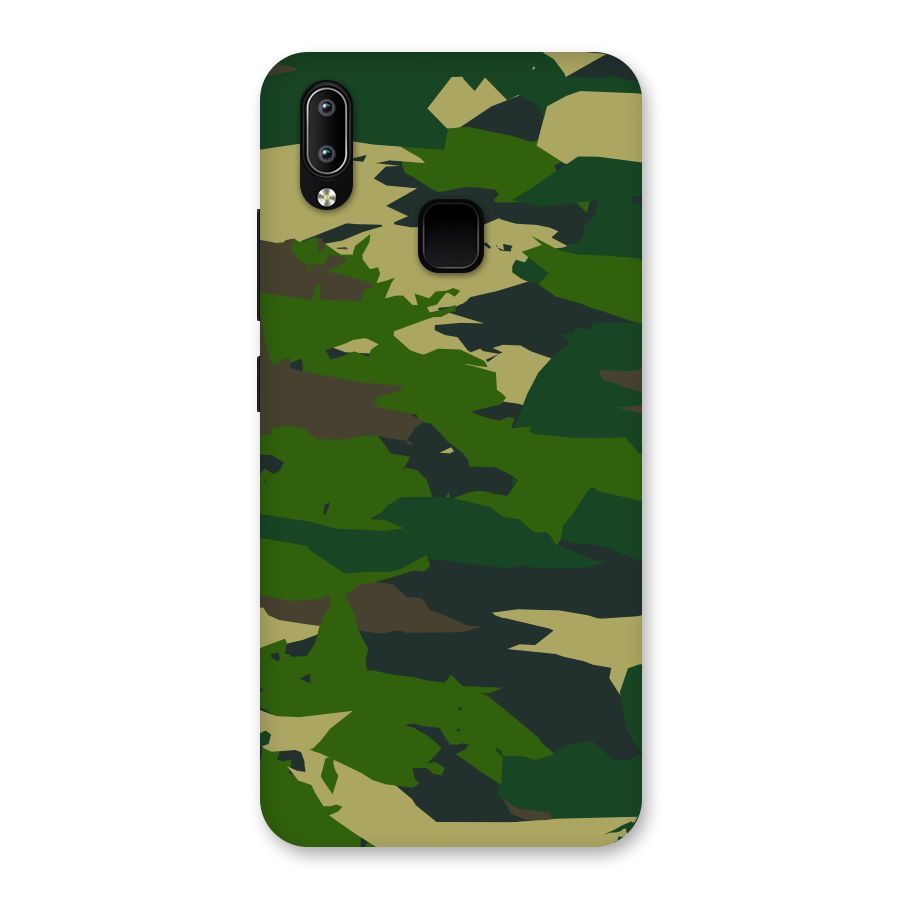 Green Camouflage Army Back Case for Vivo Y93