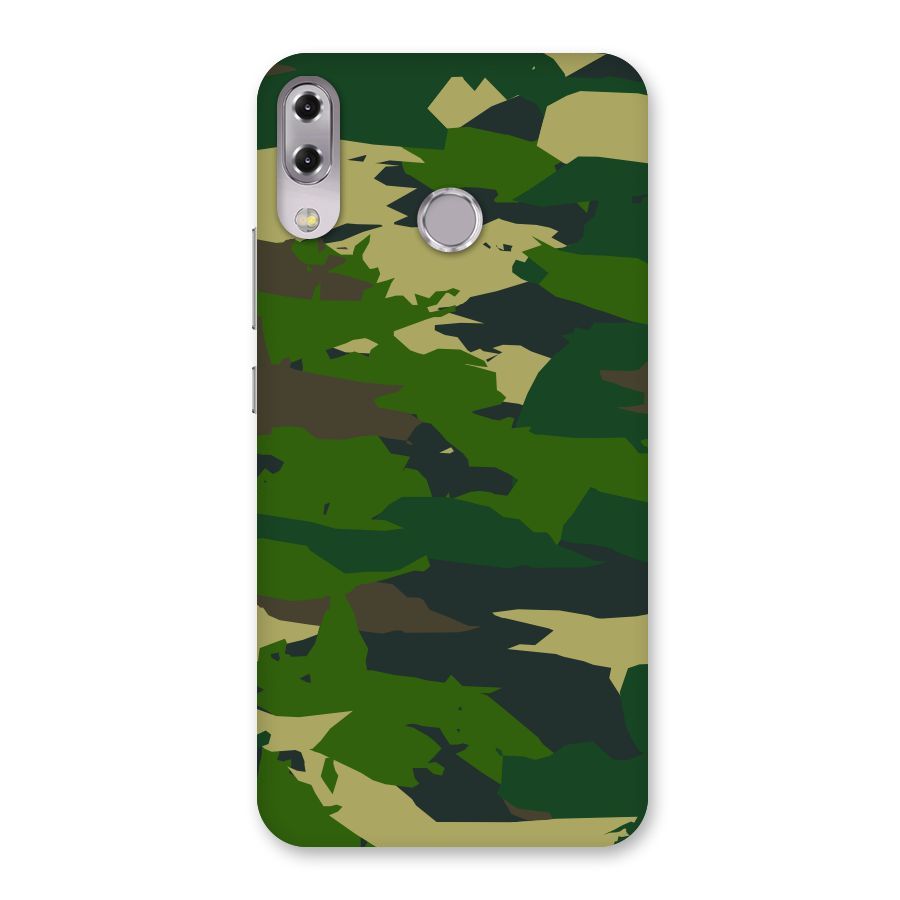Green Camouflage Army Back Case for Zenfone 5Z