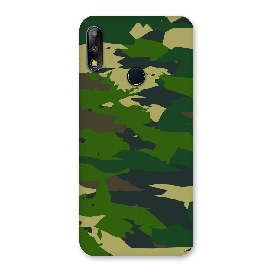 Green Camouflage Army Back Case for Zenfone Max Pro M2