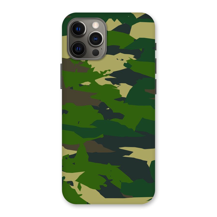 Green Camouflage Army Back Case for iPhone 12 Pro Max