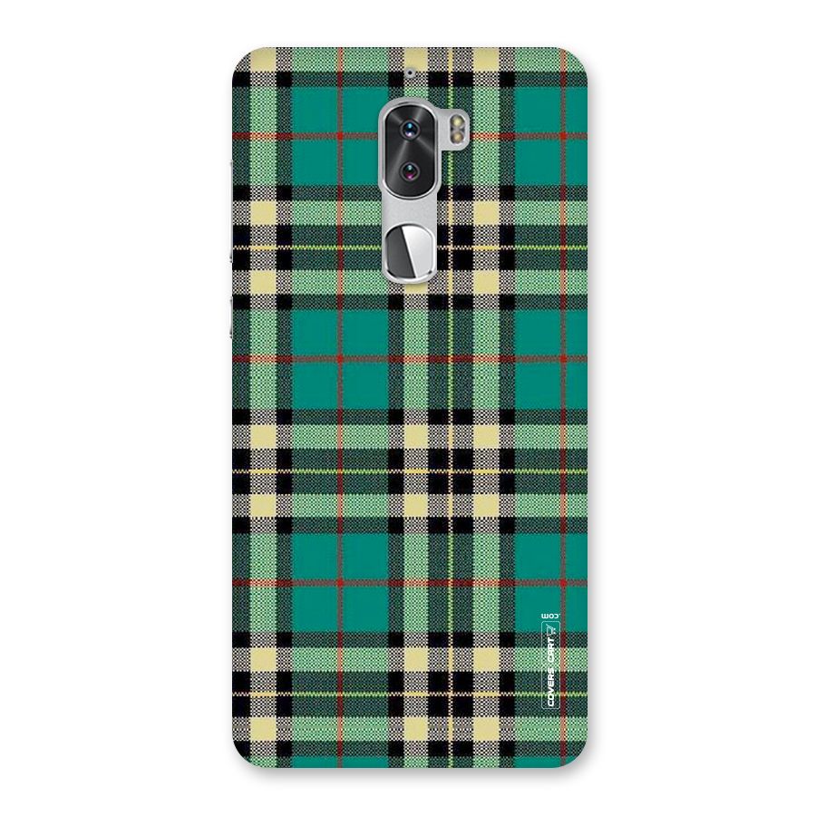 Green Check Back Case for Coolpad Cool 1
