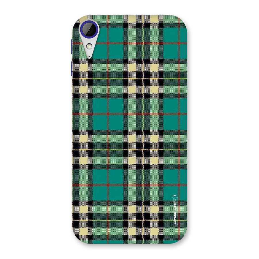 Green Check Back Case for Desire 830
