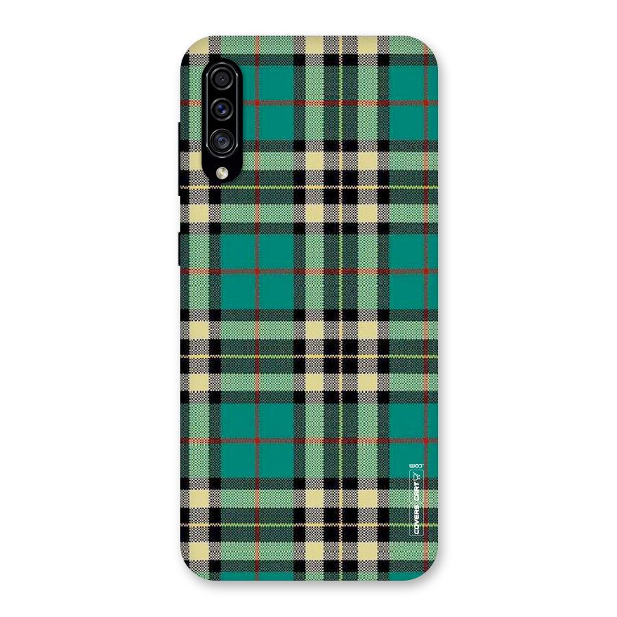 Green Check Back Case for Galaxy A30s