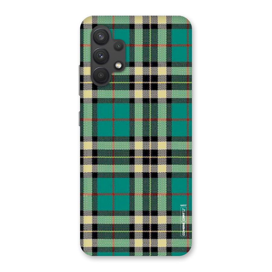 Green Check Back Case for Galaxy A32