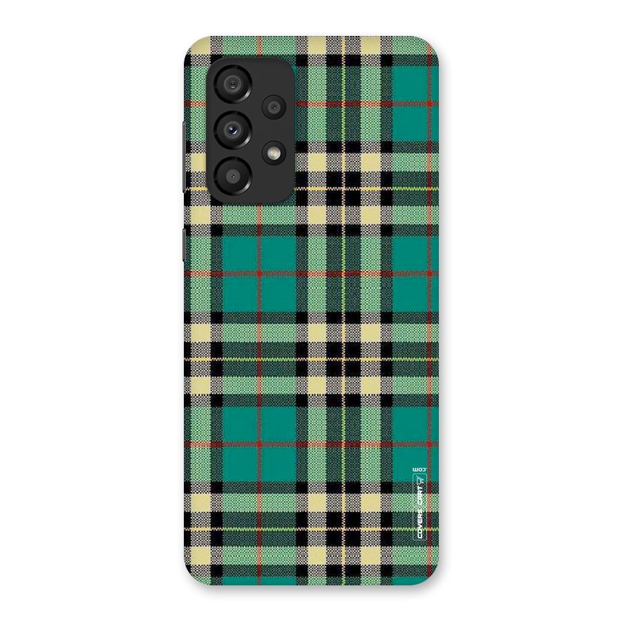 Green Check Back Case for Galaxy A33 5G
