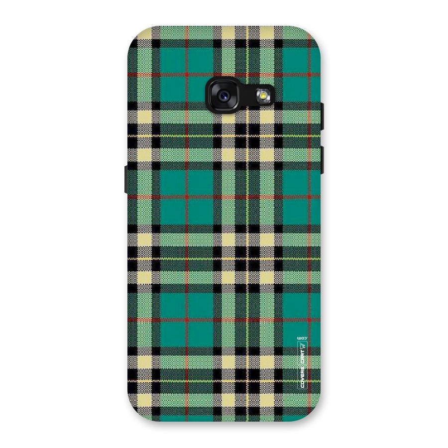 Green Check Back Case for Galaxy A3 (2017)