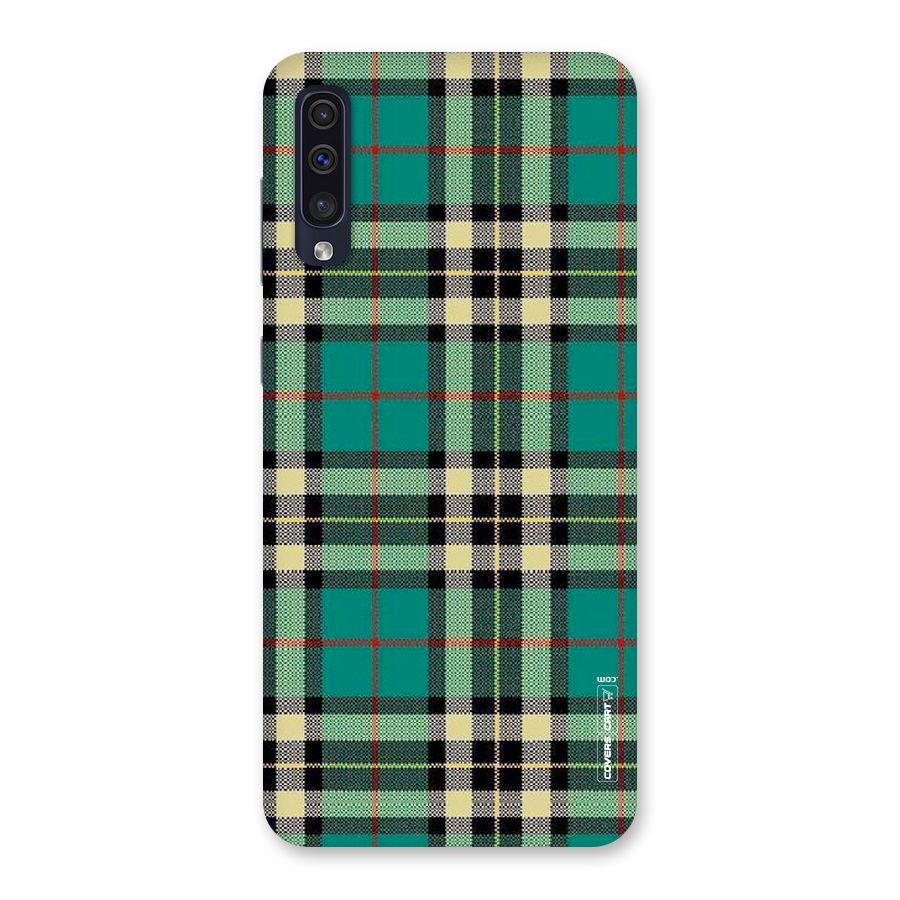 Green Check Back Case for Galaxy A50s