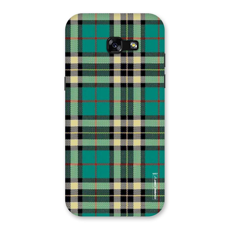 Green Check Back Case for Galaxy A5 2017