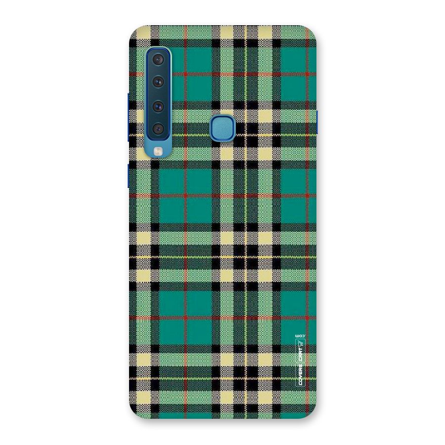 Green Check Back Case for Galaxy A9 (2018)