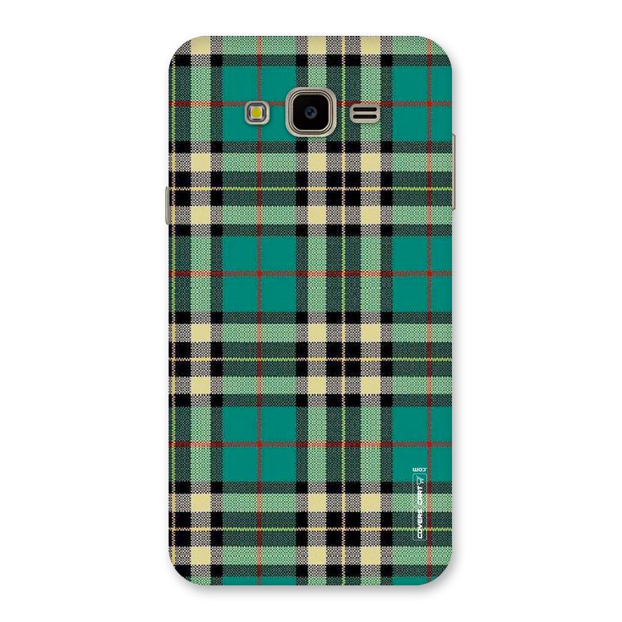 Green Check Back Case for Galaxy J7 Nxt